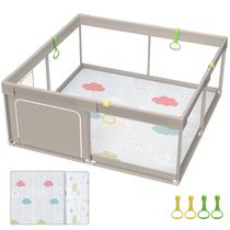 Playpen Fodoss 180x150cm com Tapete para Bebês e Crianças