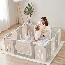 Playpen Fortella Cloud Castle dobrável com quadro branco cinza