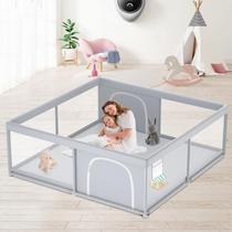 Playpen Infantil Extra Grande XVI-HX (200x200cm) - Uso Interno e Externo - Cinza Playpen Infantil Extra Grande XVI-HX (200x200cm) - Uso Interno e Externo - Cinza