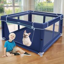 Playpen para Cães XVISHX 107x107x65cm - Portátil e com Portão