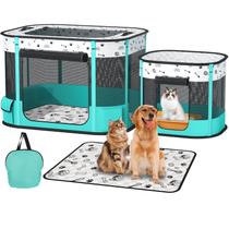 Playpen Portátil para Gato BUFOR - Dobrável com Almofada Higiênica (32x24x22cm)