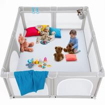 Playpen TODALE Extra Large Resistente a Rasgos Cinza Interno/Externo