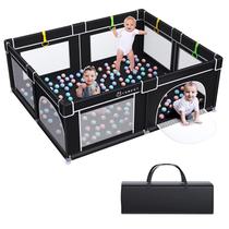 Playpen YOBEST Baby 71x59cm com malha macia de segurança Gates