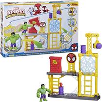 Playset Arena do Hulk Marvel Spidey and His Amazing Friends - Hasbro