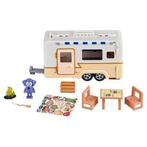 Playset Aventura de Trailer Bluey com Figura Jean Luc de 2,5in