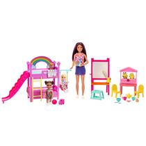 Playset Barbie com Boneca - Creche - Skipper Babysitters Inc - Big Babysitting Adventure - Mattel