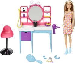 Playset Barbie com Boneca - Salão de Beleza - Totally Hair - Mattel