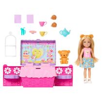 Playset Barbie Família & Amigos Clube Chá da Tarde da Chelsea