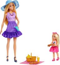 Playset Barbie para piquenique para família e amigos com bonecas da moda Playset Barbie para piquenique para família e amigos com bonecas da moda