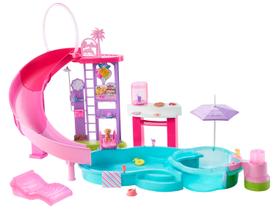 Playset Barbie Piscina dos Sonhos Mattel 20 Peças Playset Barbie Piscina dos Sonhos Mattel 20 Peças