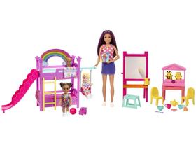 Playset Barbie Skipper Dia de Cuidado Mattel - 23 Peças Playset Barbie Skipper Dia de Cuidado Mattel - 23 Peças