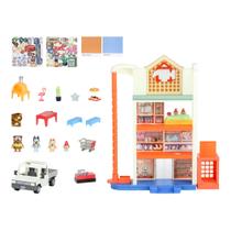 Playset Bluey Hammerbarn Shopping Center - Mega Set 56cm com Acessórios