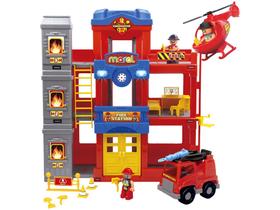 Playset Bombeiros Fire Station Maral 23 Peças Playset Bombeiros Fire Station Maral 23 Peças