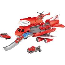 Playset Brinquedo Avião de Transporte com Acessórios Montar - Dute Toys