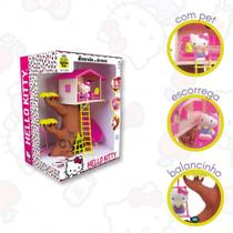 Playset Casa na Árvore da Hello Kitty Brinquedo Infantil Samba Toys
