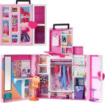 Playset Closet de Sonhos Barbie - Mais de 35 Roupas e Acessórios