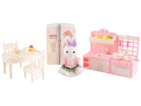 Playset Coelho Lullie Kids Cozinha Miniatura