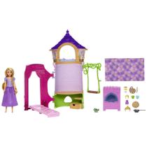 Playset com Figura - Torre da Rapunzel - Enrolados - Disney - Mattel