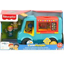 Playset com Mini Figuras - Food Truck com Som - Little People - Fisher-Price - Mattel