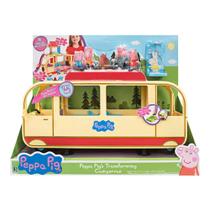 Playset com Mini Figuras Peppa Pig - Van de Acampamento - 40cm - Sunny