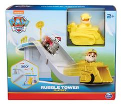 Playset Com Torre E Carrinho Do Rubble - Patrulha Canina