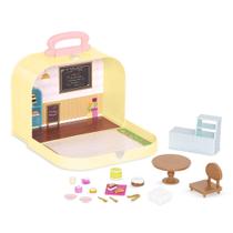 Playset Confeitaria Li'l Woodzeez com Mala de Viagem - Para Crianças Acima de 3 Anos