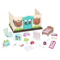 Playset de Clínica de Saúde Li'l Woodzeez - Brinquedo para Crianças Acima de 3 Anos