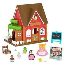 Playset de Miniaturas Lil Woodzeez School - Brinquedo para Crianças a partir de 3 Anos