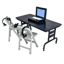 Playset de podcast para figuras de ação de luta livre