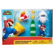 Playset Diorama Aquático - Super Mario Playset Diorama Aquático - Super Mario
