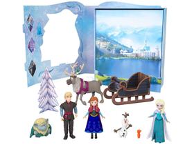 Playset Disney Frozen Boneca Set de Histórias - Mattel 7 Peças