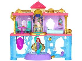 Playset Disney Princesa Castelo Empilhável da - Ariel Terra e do Mar Mattel 17 Peças