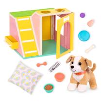 Playset Dog House Glitter Girls com cachorrinho de pelúcia Chihuahua