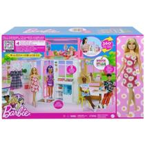 Playset e Boneca - Barbie - Estate - Nova Casa Glam - Mattel
