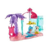 Playset e Figuras Shimmer e Shine Teenie Genies Conjunto Praia Fisher-Price - 887961423488