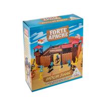 Playset E Mini Figuras Forte Apache Junior Gulliver 0065