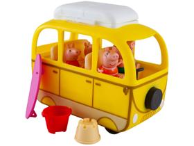 Playset Figura e Minivan de Praia da Peppa