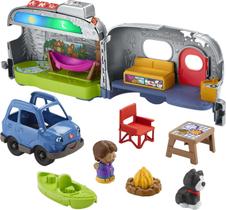 Playset Fisher-Price Little People Light-Up Learning Camper