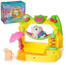 Playset Gabby's Dollhouse - Varanda do Smoothie de Frutas do Cakey - 8 Unidades