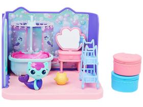 Playset Gabbys Dollhouse Banheiro de Luxo com a - MerCat Sunny Brinquedos 8 Peças