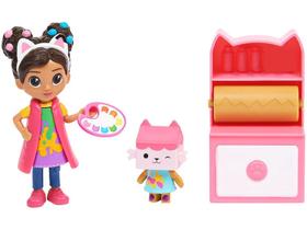 Playset Gabbys Dollhouse Estúdio de Artes - Sunny Brinquedos 5 Peças