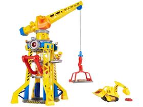 Playset Guindaste Patrulha Canina Torre de Guindas - Rubble & Crew Sunny Brinquedos 23 Peças