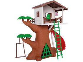 Playset Happy Families Casinha na Árvore - Samba Toys