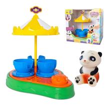 Playset Happy Families Parque De Diversão Xícara 0304 - Samba Toys