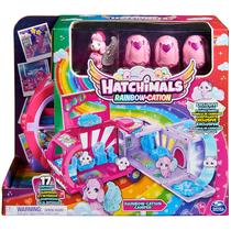 Playset Hatchimals Rainbow Camper com figuras colecionáveis Playset Hatchimals Rainbow Camper com figuras colecionáveis