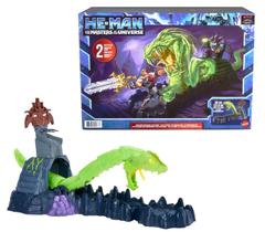 Playset He-Man Montanha da Serpente 58Cm - Ataque da Serpente - Trono do Esqueleto - MOTU - Mattel - HBL79