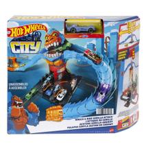 Playset Hot Wheels City Gorila Posto de Gasolina Mattel