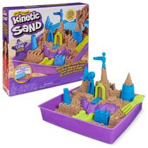 Playset Kinetic Sand Deluxe Beach Castle com 1,13kg de Areia