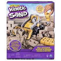 Playset Kinetic Sand Dig & Demolish com 454g de areia e caminhão Playset Kinetic Sand Dig & Demolish com 454g de areia e caminhão