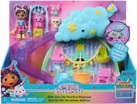 Playset Kitty Care 4 Bonecos E Acessórios Gabby's Dollhouse